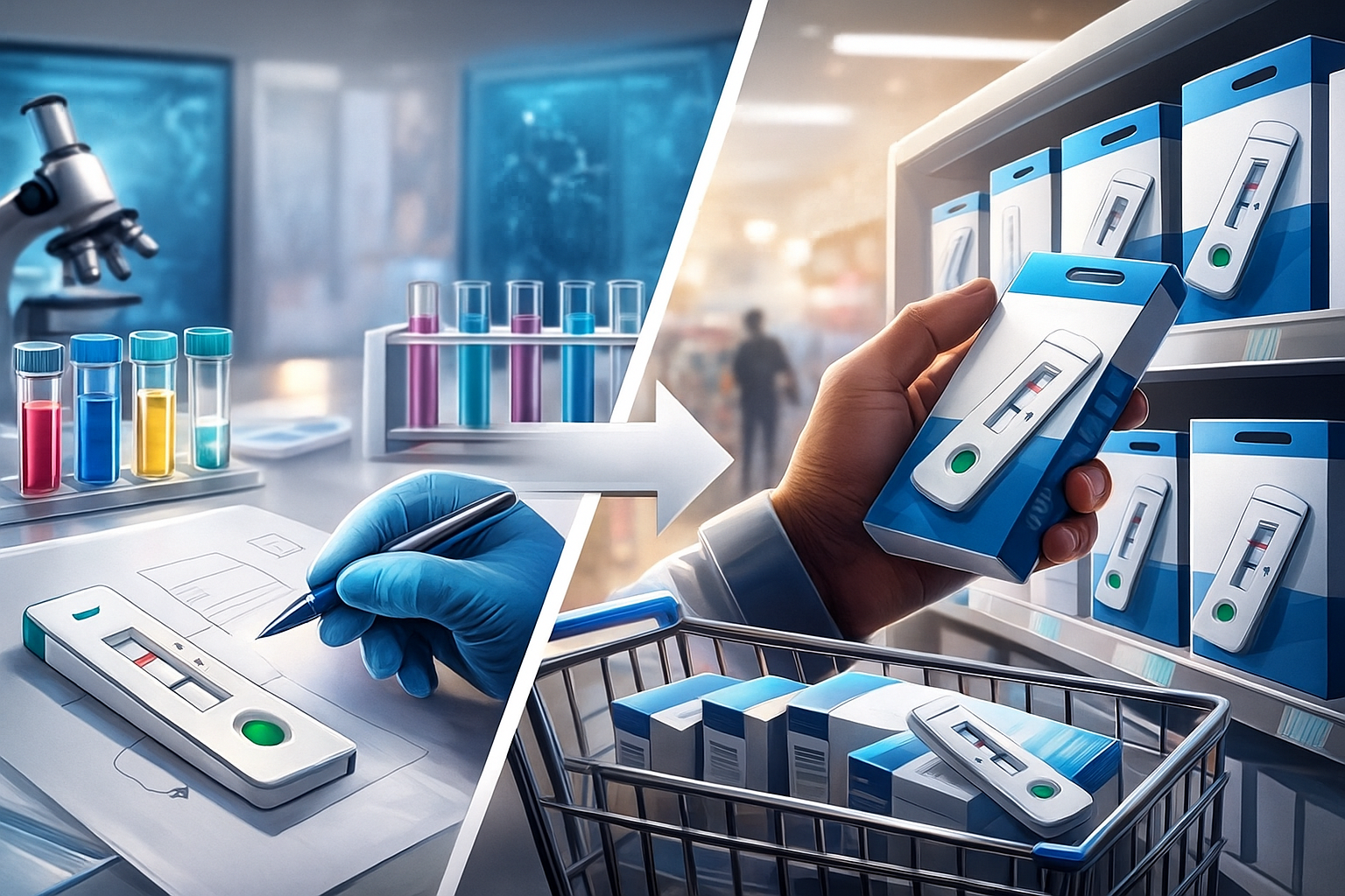 مسیر توسعه کیت‌های تشخیصی: از طراحی تا تجاری‌سازی