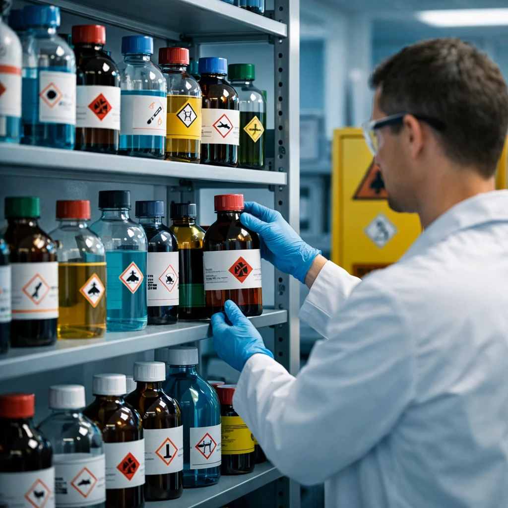 نگهداری صحیح مواد شیمیایی و محلول‌ها: یک راهنمای ضروری برای همه آزمایشگاه‌ها