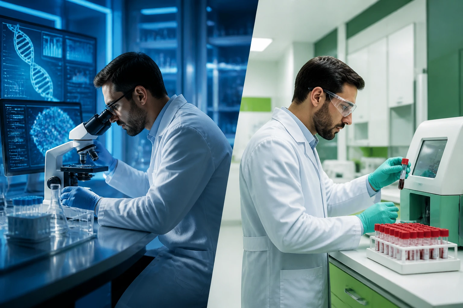 تفاوت آزمایشگاه تحقیقاتی و آزمایشگاه تشخیصی در چیست؟