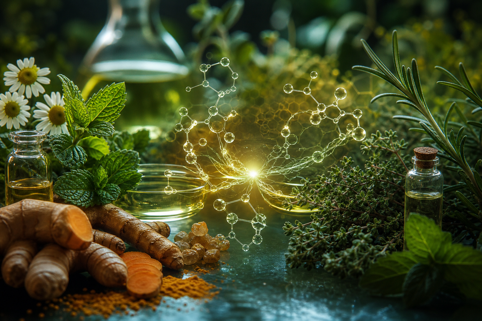 سینرژی در گیاهان دارویی؛ وقتی چند ترکیب دارویی با هم قوی‌تر عمل می‌کنند